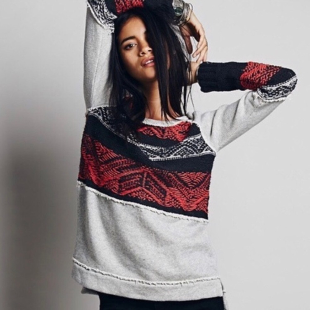 Free People Snow Angel Pullover Sweater